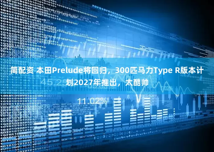 简配资 本田Prelude将回归，300匹马力Type R版本计划2027年推出，太酷帅